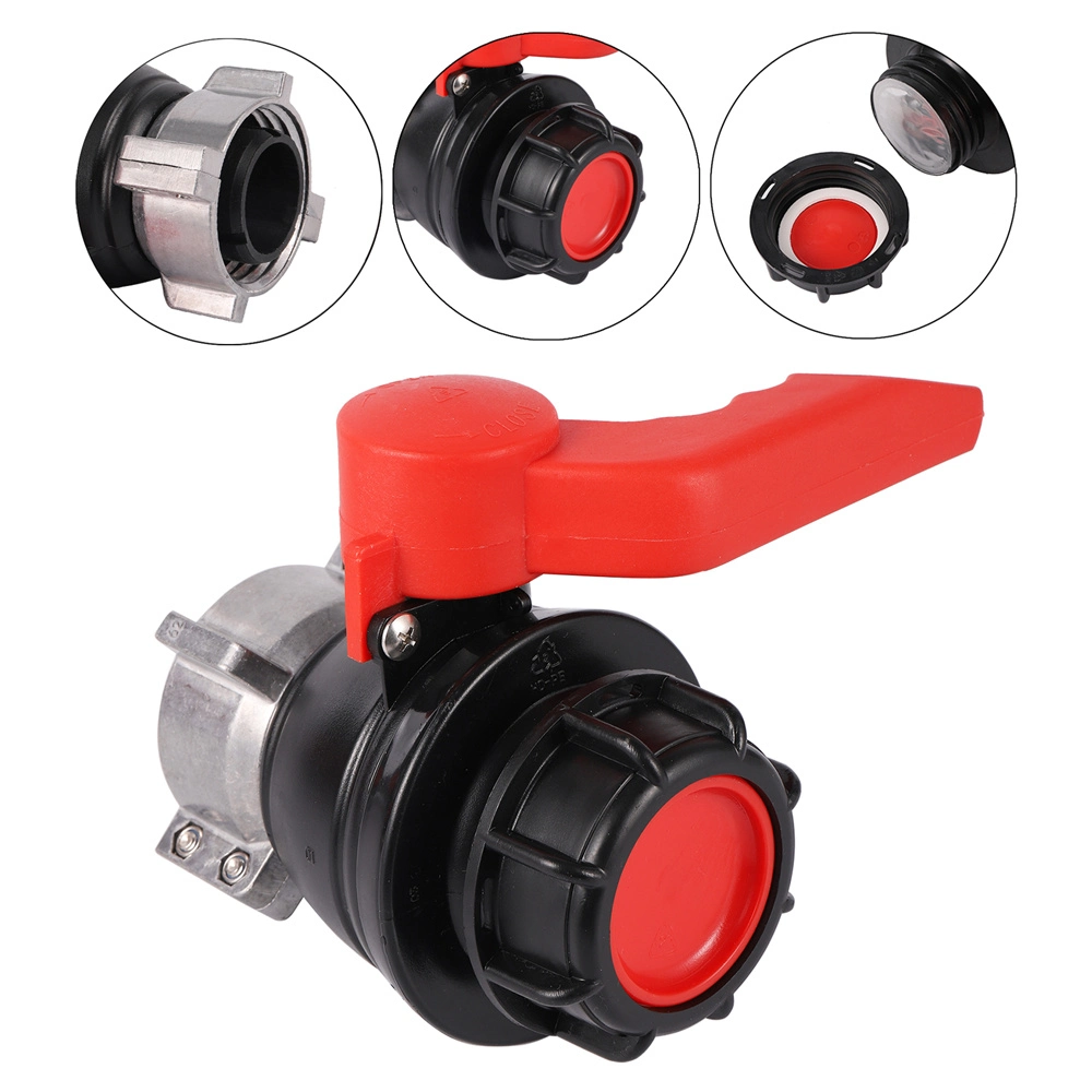 Thread Ball Valve IBC Tank Buttress Adapter Intermediate Bulk Container Discharge Valve