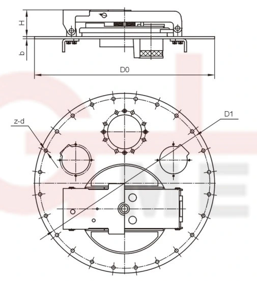 Adr Tank Truck Manhole Cover C801b-560